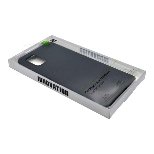 Чехол накладка innovation для Galaxy A71, черный матовый