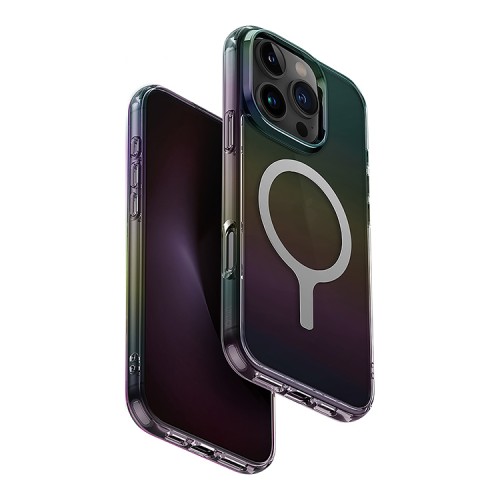 Uniq для iPhone 16 Pro чехол Iridescia (hologrophic) Midnight Quartz (Magsafe)