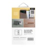 Uniq магн. бумажник Lyden DS Magnetic RFID-blocking wallet Flint Grey/Canary Yellow