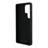 Karl Lagerfeld для Galaxy S25 Ultra чехол Liquid silicone Signature Metal logo & Camera frame Hard Black