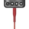 Energea Кабель FLOW USB-C to USB-C PD240W 5A Nanoweave Magnetic tie Red 1.5m