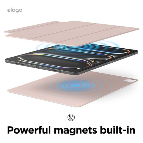 Elago для iPad Pro 11 (2024 M4) чехол Magnetic Folio Sand Pink