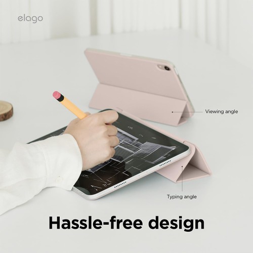 Elago для iPad Pro 11 (2024 M4) чехол Magnetic Folio Sand Pink