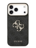 Guess для iPhone 17 Pro чехол Crossbody PU 4G Big metal logo Gold camera Hard + Strap Black