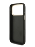 Guess для iPhone 17 Pro чехол Crossbody PU 4G Big metal logo Gold camera Hard + Strap Black