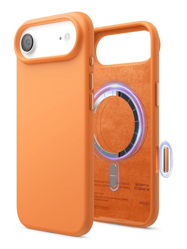Elago для iPhone Air чехол Magnetic Silicone Orange (MagSafe)