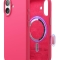 Elago для iPhone 17 чехол Magnetic Silicone Ice Red (MagSafe)