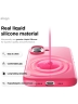 Elago для iPhone 17 чехол Magnetic Silicone Ice Red (MagSafe)