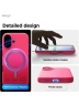 Elago для iPhone 17 чехол Magnetic Silicone Ice Red (MagSafe)