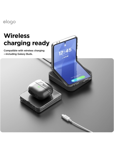Elago для Galaxy Z Flip7 чехол PC Clear
