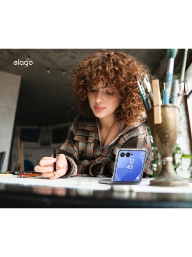 Elago для Galaxy Z Flip7 чехол PC Clear