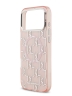 Karl Lagerfeld для iPhone 17 Pro Max чехол IML KL Monogram Metal camera Hard Pink (MagSafe)
