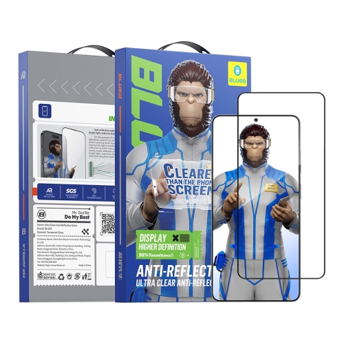 BlueO стекло для Galaxy S26 Ultra, AR Anti-reflective Black (ультра-прозрачное)