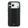 Mercedes для iPhone 17 Pro Max чехол Liquid silicone Vertical stripe Metal Cam Hard Black (MagSafe)