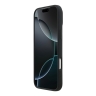 Mercedes для iPhone 17 Pro Max чехол Liquid silicone Vertical stripe Metal Cam Hard Black (MagSafe)