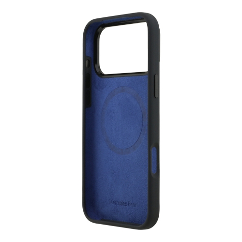 Mercedes для iPhone 17 Pro Max чехол Liquid silicone Vertical stripe Metal Cam Hard Black (MagSafe)