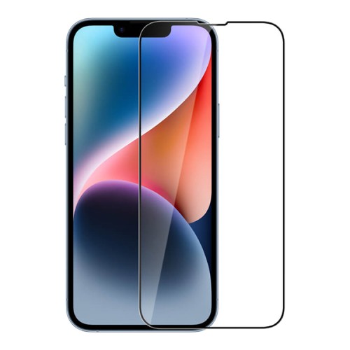 Защитное стекло Nillkin 2-in-1 Screen protector +Camera lens для iPhone 14 Plus, черная рамка