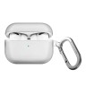 Чехол Uniq Glase с карабином для AirPods Pro 2, прозрачный