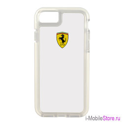 Противоударный чехол Ferrari Shockproof Hard для iPhone 7/8/SE, прозрачный
