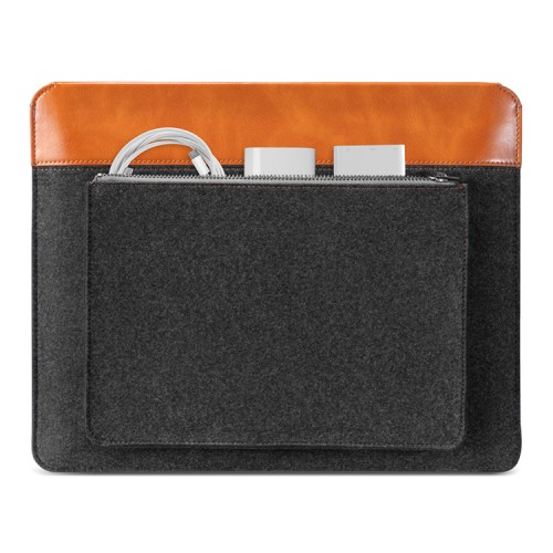 Чехол-папка Tomtoc Sleek Tablet Sleeve H16 для планшетов 9.7-11'', серый/коричневый