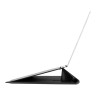 Uniq для ноутбуков 14" чехол Oslo PU leather Magnetic Laptop sleeve/foldable stand Black