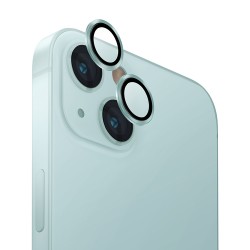 Uniq стекло для iPhone 15/15 Plus OPTIX Camera Lens protector Aluminium Mint, 2 шт.