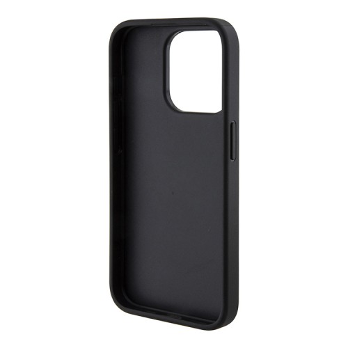 Karl Lagerfeld для iPhone 15 Pro чехол Cardslot PU Saffiano RSG 3D rubber logo Hard Grey