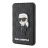 Karl Lagerfeld магнитный картхолдер MagSafe Stand Saffiano Monogram NFT Karl Ikonik Black