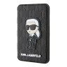 Karl Lagerfeld магнитный бумажник-подставка Wallet MagSafe Cardslot Stand Saffiano Monogram NFT Karl Ikonik Black