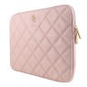 Guess для ноутбуков 13"/14" чехол Sleeve Quilted 4G metal logo with Zipper Pink
