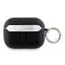 Karl Lagerfeld для Airpods Pro 2 чехол PU Saffiano Monogram with ring NFT Metal Head Karl Black
