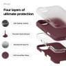 Elago для iPhone 16 чехол Soft silicone (Liquid) Burgundy
