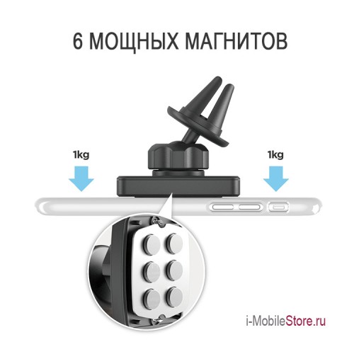 Магнитный держатель Elago Magnetic Mount Plus, черный