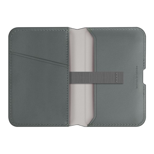 Uniq магн. бумажник Lyden DS Magnetic RFID-blocking wallet Lichen Green/Ivory