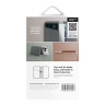 Uniq магн. бумажник Lyden DS Magnetic RFID-blocking wallet Lichen Green/Ivory