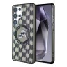 Karl Lagerfeld для Galaxy S25 Ultra чехол PC/TPU Monogram NFT Karl & Choup Metal Cam Hard Black (MagSafe)