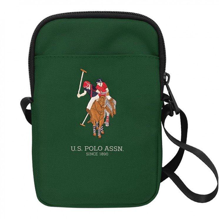 Сумка U.S. Polo Assn. Phone bag для смартфонов, зеленая
