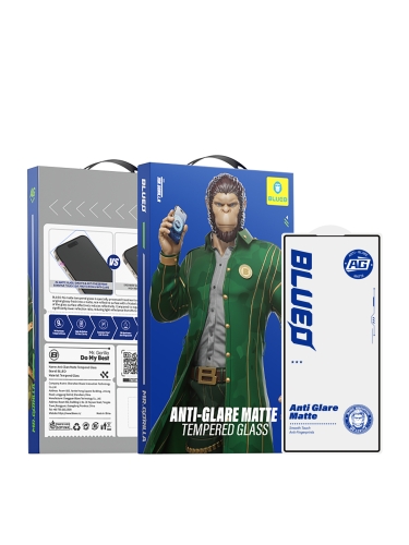 BlueO стекло для Galaxy Z Fold7, Anti-glare Matte Anti-Static Dustproof receiver Black