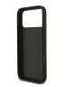 Guess для iPhone 17 Pro чехол Fixed Glitters 4G Big metal logo Hard Black