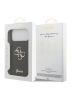 Guess для iPhone 17 Pro чехол Fixed Glitters 4G Big metal logo Hard Black