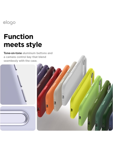 Elago для iPhone Air чехол Magnetic Silicone Purple (MagSafe)