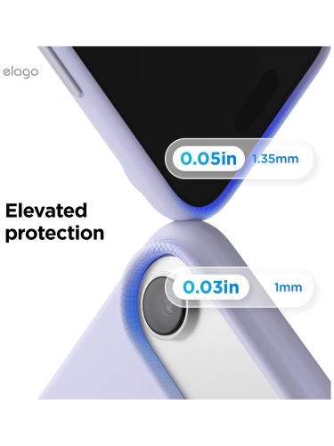 Elago для iPhone Air чехол Magnetic Silicone Purple (MagSafe)