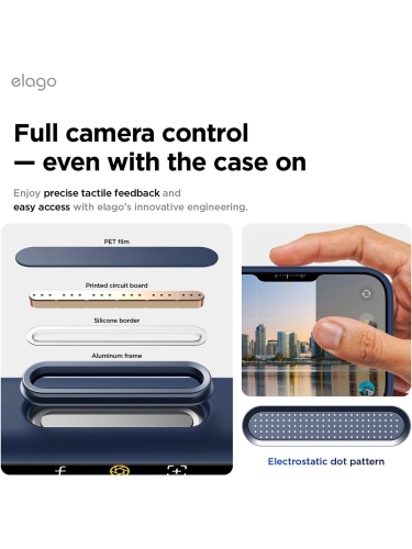Elago для iPhone 17 чехол Magnetic Silicone Jean Indigo (MagSafe)