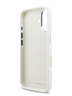 Karl Lagerfeld для iPhone 17 чехол Liquid Silicone Initials Metal Logo & Camera Hard White