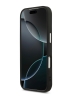 Karl Lagerfeld для iPhone 17 Pro Max чехол PU Perforated Round logo Metal camera Hard Black (MagSafe)