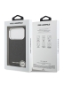 Karl Lagerfeld для iPhone 17 Pro Max чехол PU Perforated Round logo Metal camera Hard Black (MagSafe)
