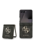 Guess для Galaxy Z Flip7 чехол PU 4G Big metal logo Hard Black