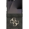 Guess для Galaxy Z Flip7 чехол PU 4G Big metal logo Hard Black