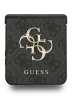 Guess для Galaxy Z Flip7 чехол PU 4G Big metal logo Hard Black