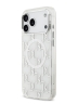 Karl Lagerfeld для iPhone 17 Pro Max чехол IML KL Monogram Metal camera Hard White (MagSafe)